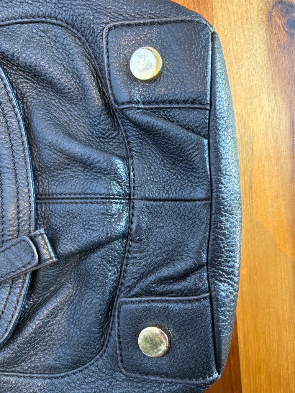 B. Makowsky Westbourne Convertible Crossbody Shoulder Bag - Black/Gold - Y2K - Picture 12 of 14